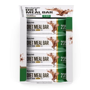 Diet Meal Bar (12 x 55 g) - Hazelnut Cream (Bedst før 21-08-2026)