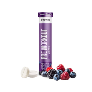 Pre Workout Tabs (20 stk) - Berry