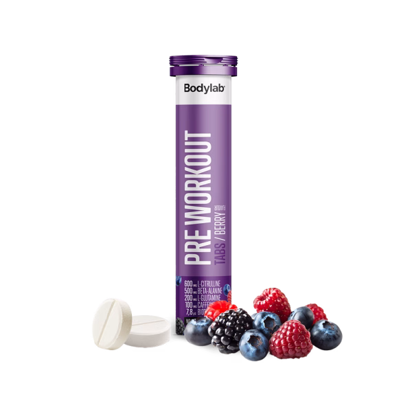 Pre Workout Tabs (20 stk) - Berry Pre Workout Tabs (20 stk) - Berry